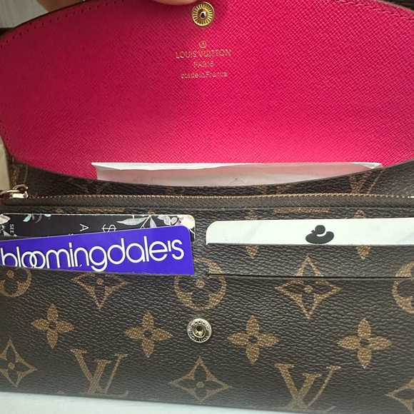 Louis Vuitton Brown and Red Monogram Wallet - Picture 4 of 4